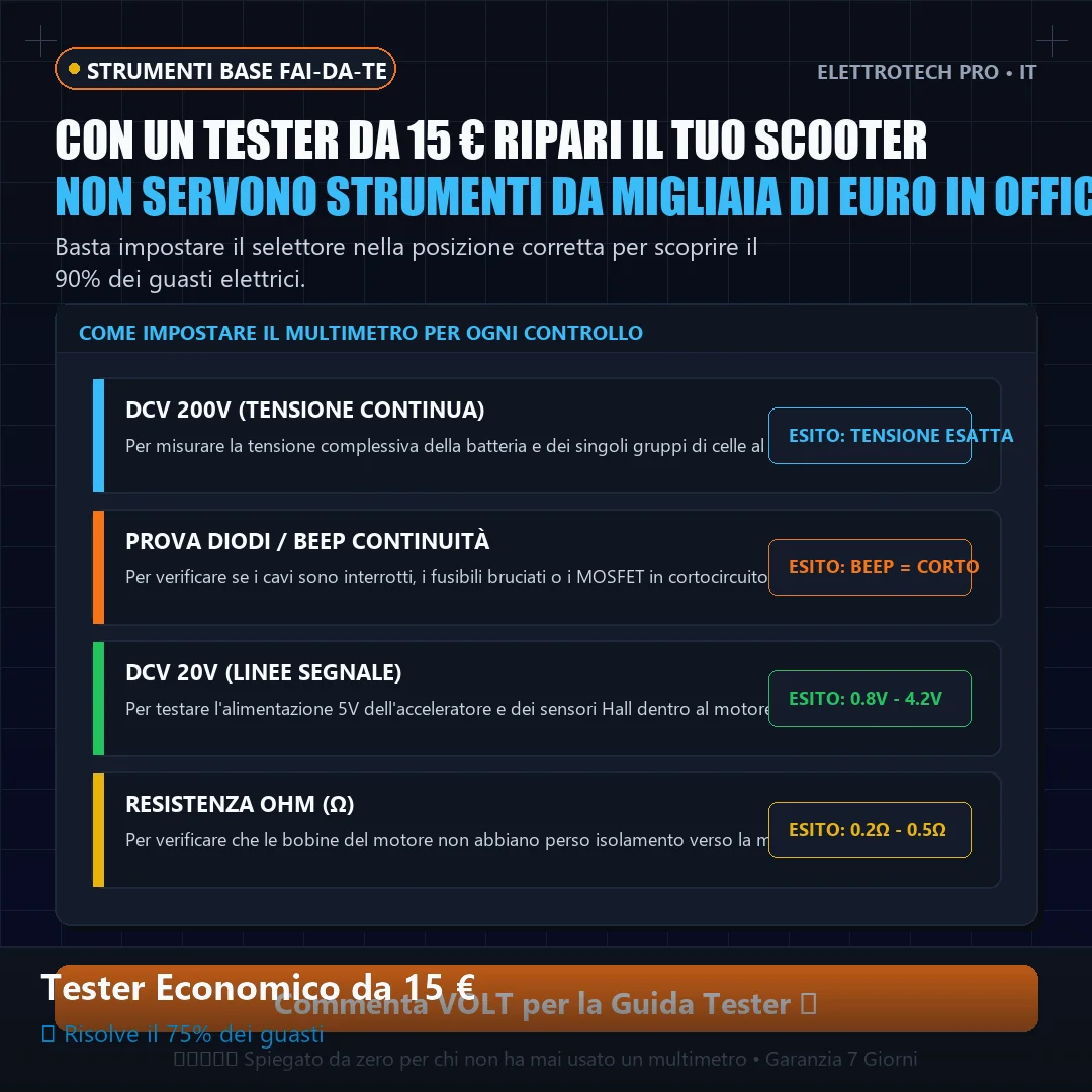 Multimetro economico 15 euro